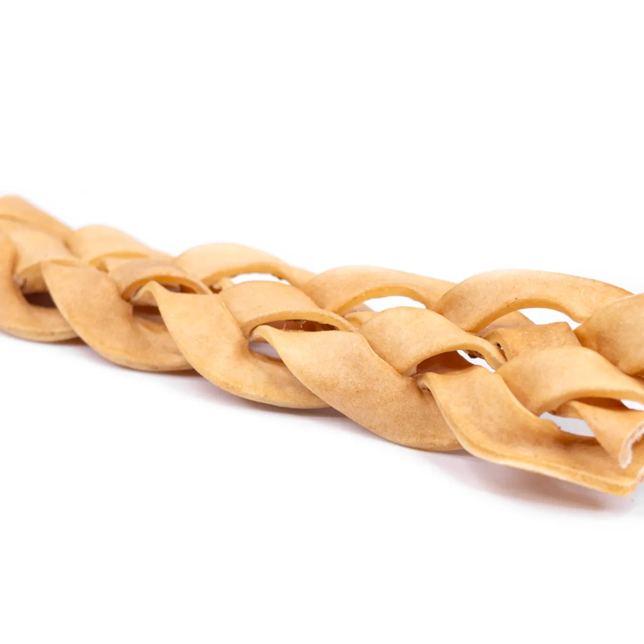 Snackit flettet hestehud til hund 25 cm